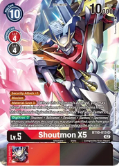 Shoutmon X5 - BT10-013 - SR - Alternate Art