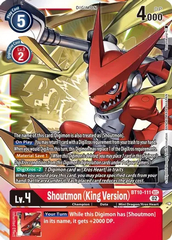 Shoutmon (King Version) - BT10-111 - SCR