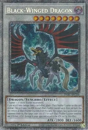 Black-Winged Dragon - DABL-EN100 - Starlight Rare - 1st Edition