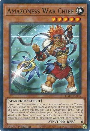 Amazoness War Chief - DABL-EN095 - Common - 1st Edition