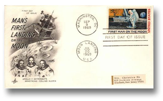 1969 10c Moon Landing