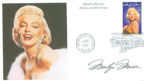 1995 32c Legends of Hollywood: Marilyn Monroe