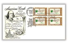 1960 4c American Credo: Benjamin Franklin