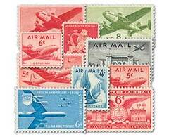 Airmails, 10 Stamps