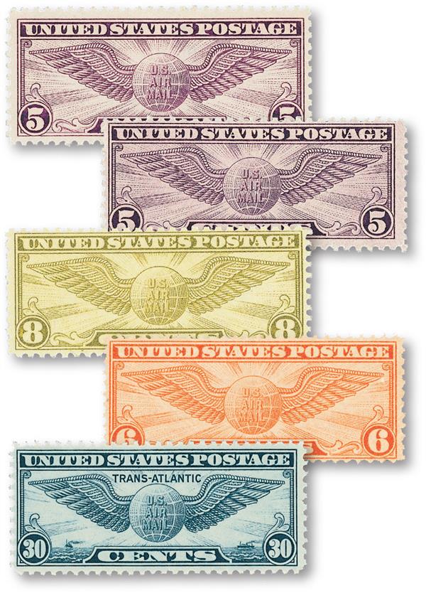 1930-39 U.S. Airmails 5v