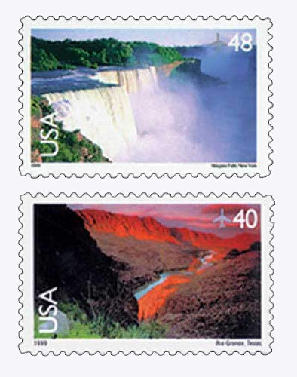 Airmails 2 stamps