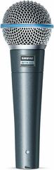 Shure BETA 58A Supercardioid Dynamic Vocal Microphone with A25D Adjustable Stand Adapter, 5/8” to 3/8” (Euro) Thread Adapter and Storage Bag