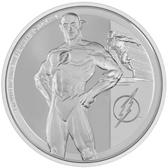 2022 1 oz Proof Niue Silver Classic Superhero Flash Coin