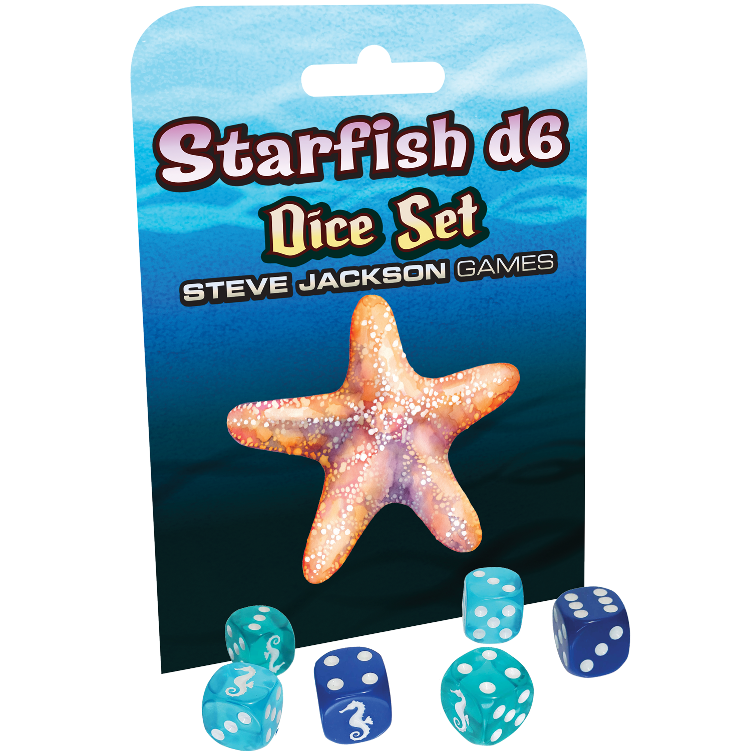 Starfish d6 Dice Set