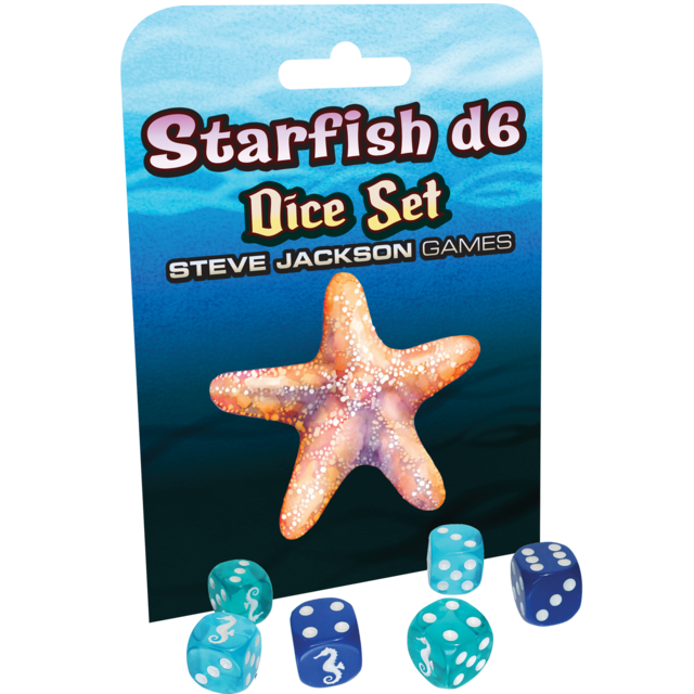 Starfish d6 Dice Set