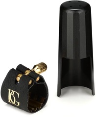 BG L24RJ Revelation Jazz Tenor Saxophone Ligature for Large Metal Mouthpieces - Black Fabric