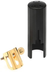 BG L20MJ Universal Jazz Alto/Tenor Saxophone Ligature for Metal Mouthpieces - Gold