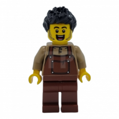 LEGO Man, Black Spiky Hair