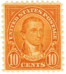 1927 10c Monroe, orange