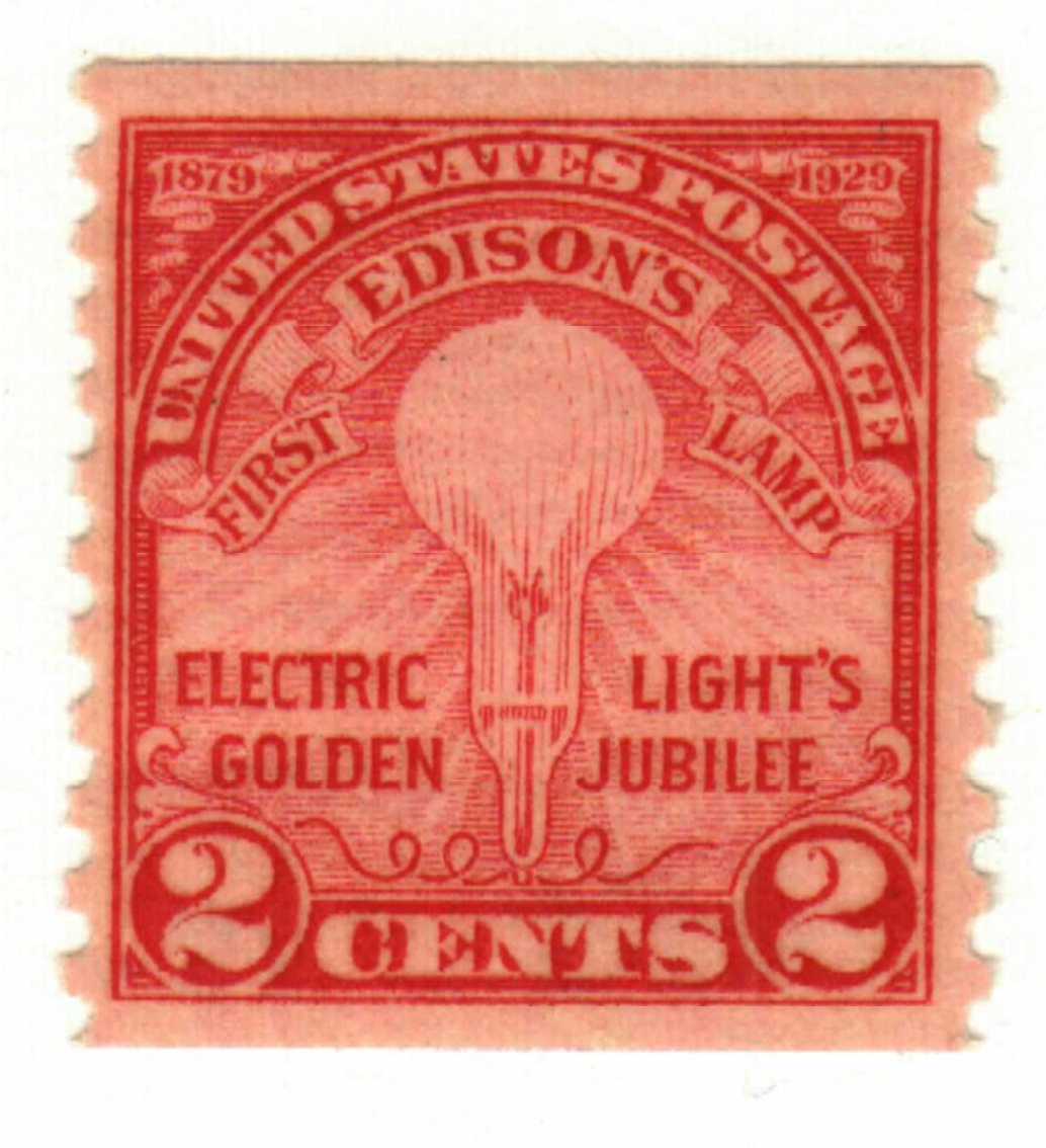 Edisons First Lamp, coil perf 10