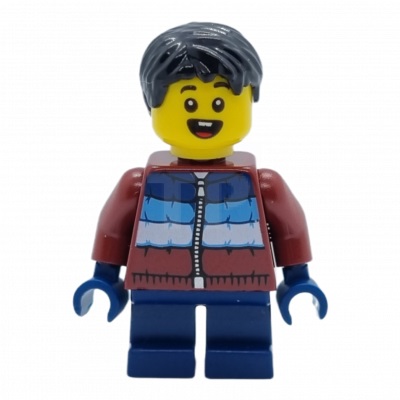 LEGO Boy, Dark Red Coat