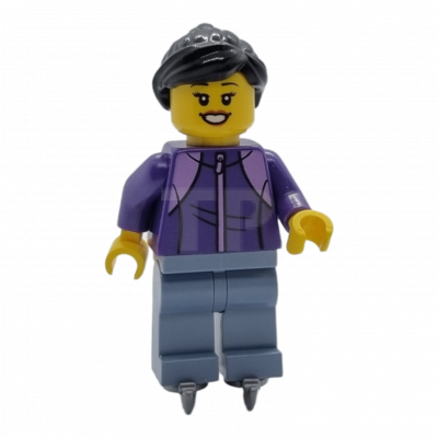 LEGO Woman, Dark Purple Jacket