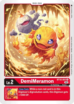 DemiMeramon - BT10-001 - U