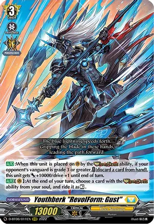 Youthberk RevolForm: Gust - D-BT06/011EN - RRR