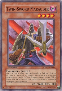 Twin-Sword Marauder - CRMS-EN006 - Common - Unlimited Edition Twin-Sword Marauder - CRMS-EN006 - Common - Unlimited Edition