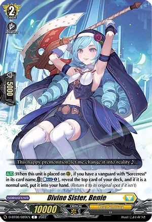 Divine Sister, Benie - D-BT06/089EN - C