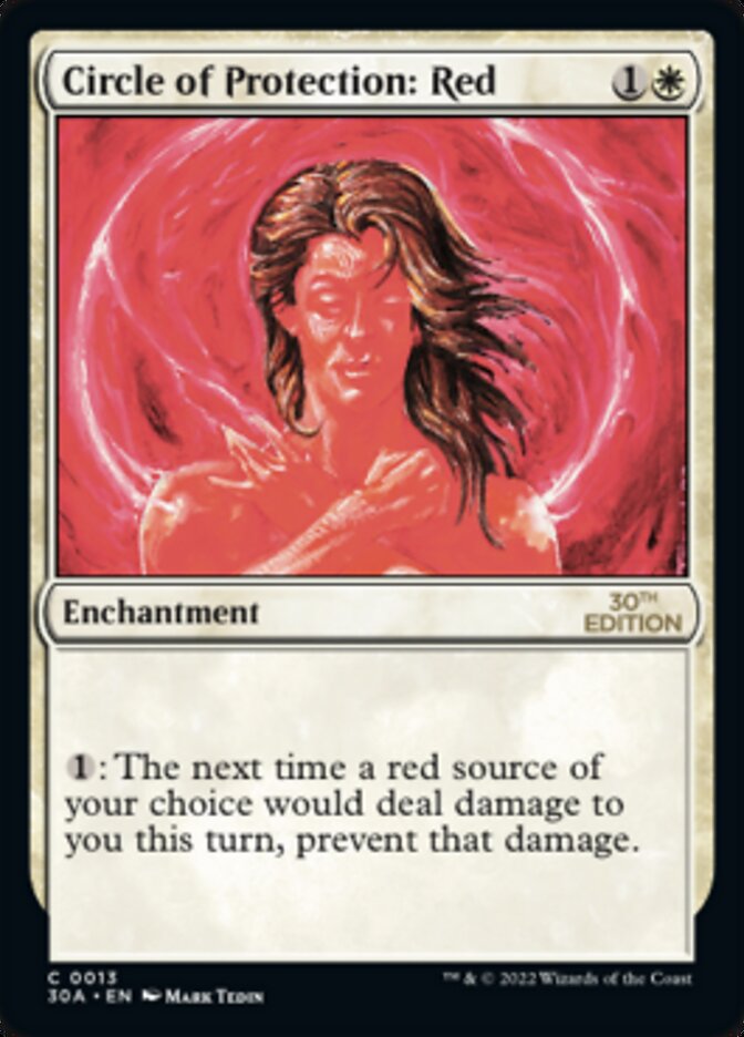 Circle of Protection: Red - Modern Frame