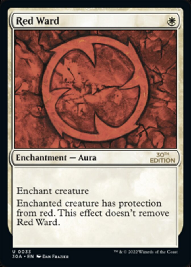 Red Ward - Modern Frame