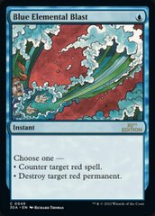 Blue Elemental Blast - Modern Frame