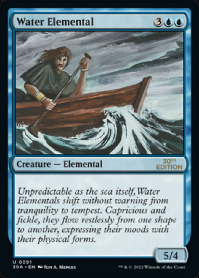 Water Elemental - Modern Frame