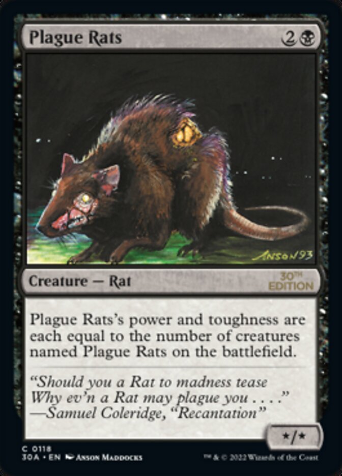 Plague Rats - Modern Frame