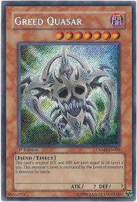 Greed Quasar - CRMS-EN098 - Secret Rare - Unlimited Edition