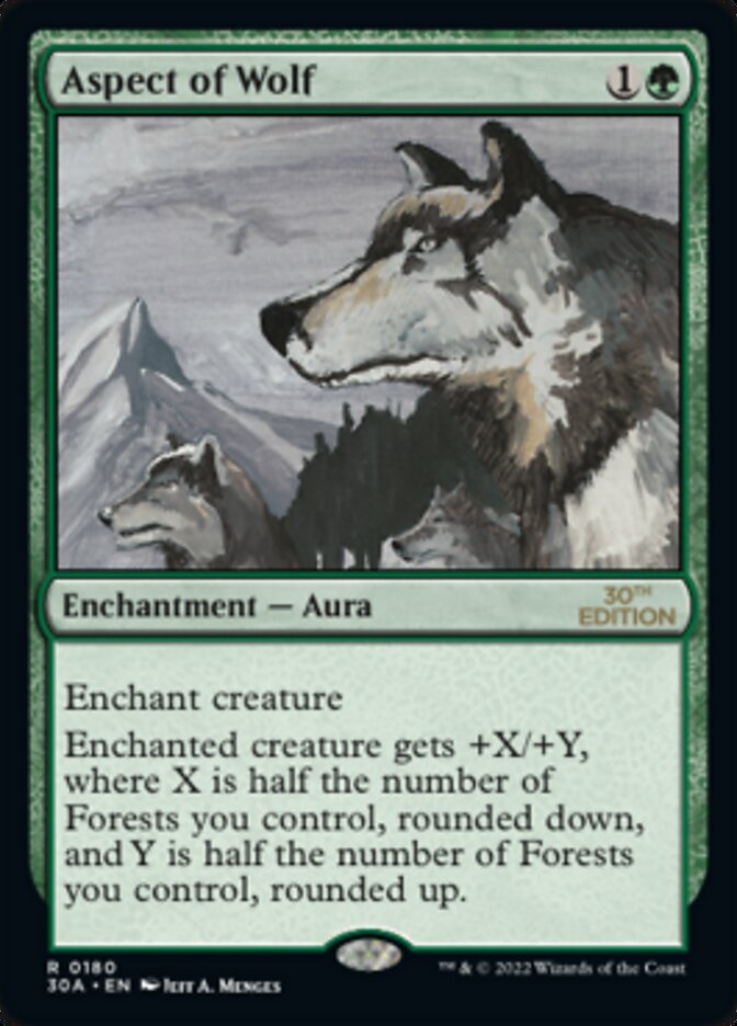 Aspect of Wolf - Modern Frame