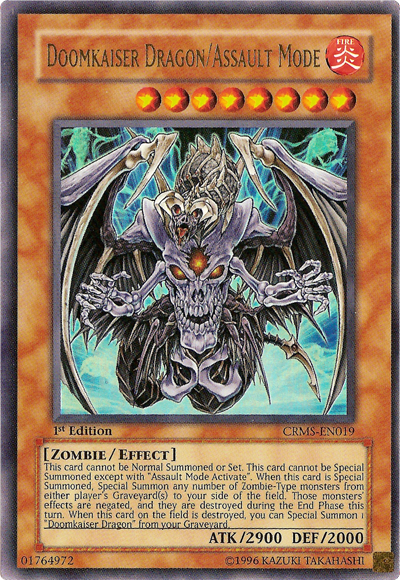 Doomkaiser Dragon/Assault Mode - CRMS-EN019 - Ultra Rare - edition illimitee // Crimson Crisis - CRMS