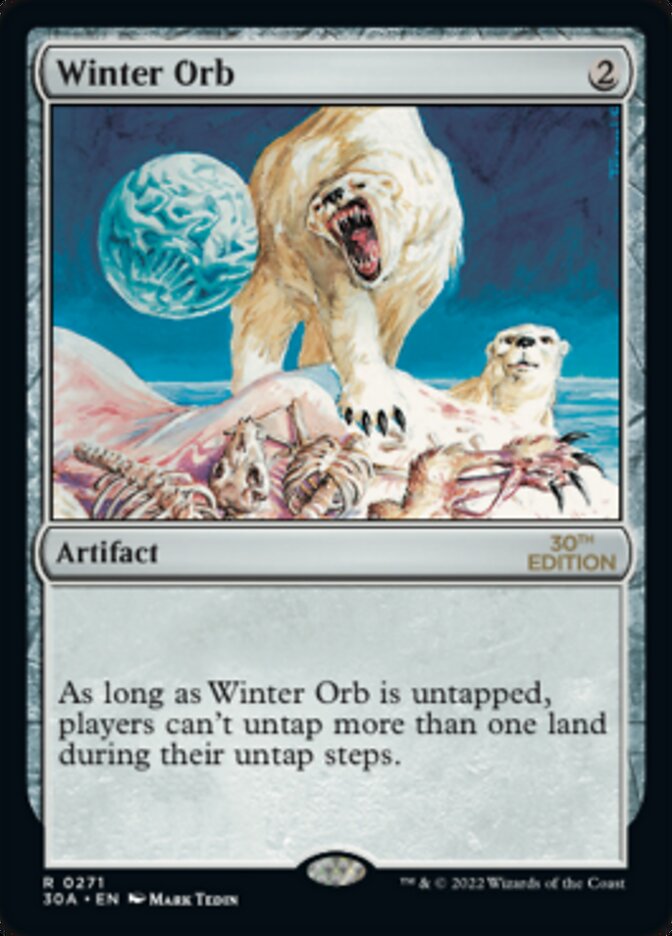 Winter Orb - Modern Frame