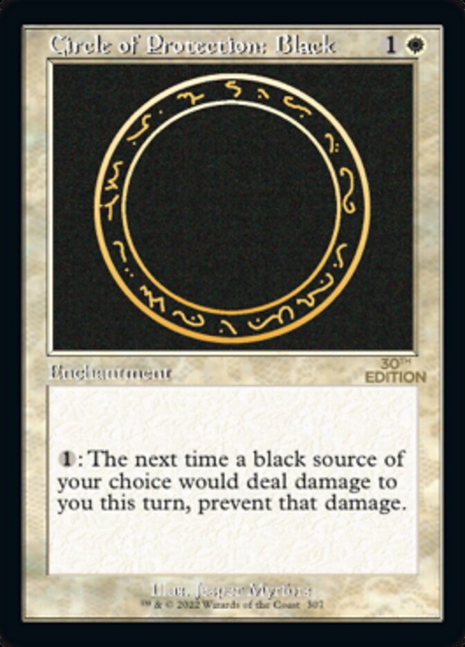 Circle of Protection: Black - Retro Frame