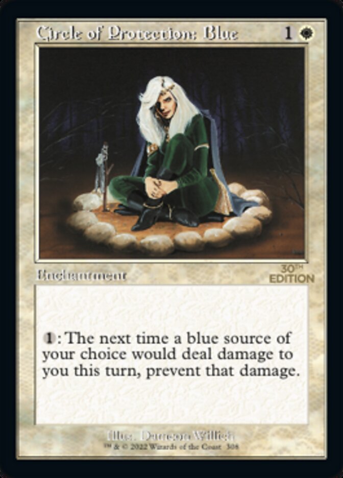 Circle of Protection: Blue - Retro Frame