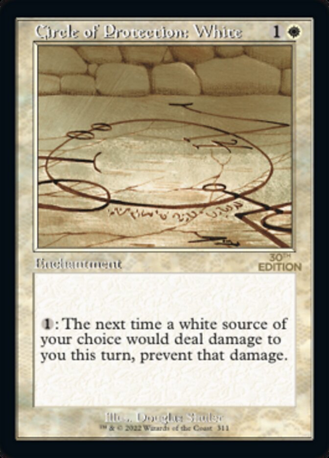 Circle of Protection: White - Retro Frame