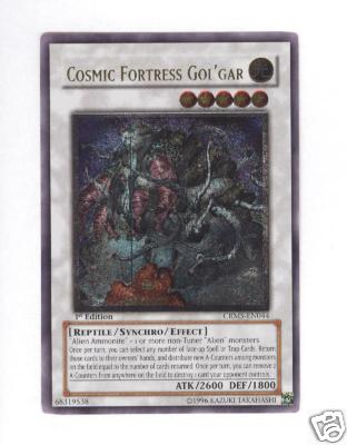 Cosmic Fortress GolGar - CRMS-EN044 - Ultimate Rare - Unlimited Edition