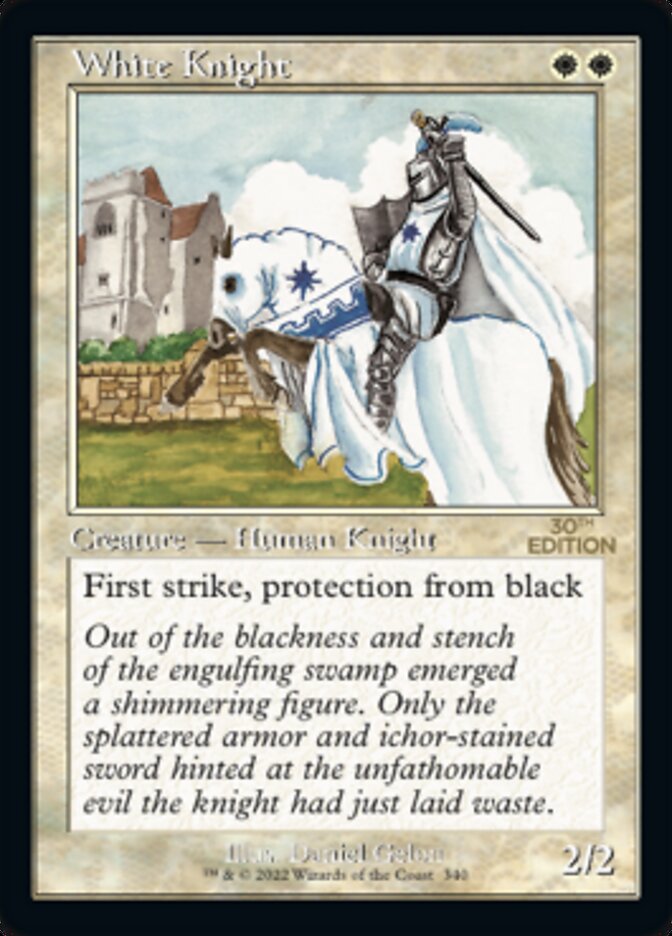 White Knight - Retro Frame