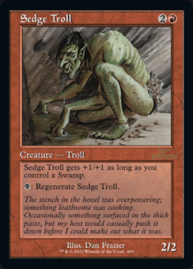 Sedge Troll - Retro Frame