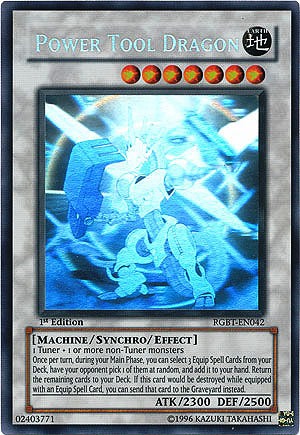 Power Tool Dragon - RGBT-EN042 - Ghost Rare - Unlimited Edition