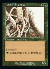 Wall of Brambles - Retro Frame