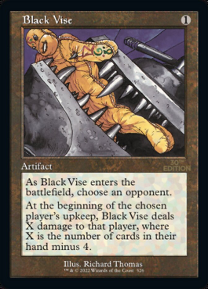 Black Vise - Retro Frame