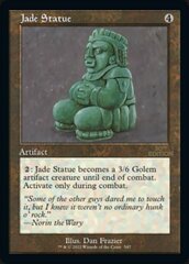 Jade Statue (Retro Frame)