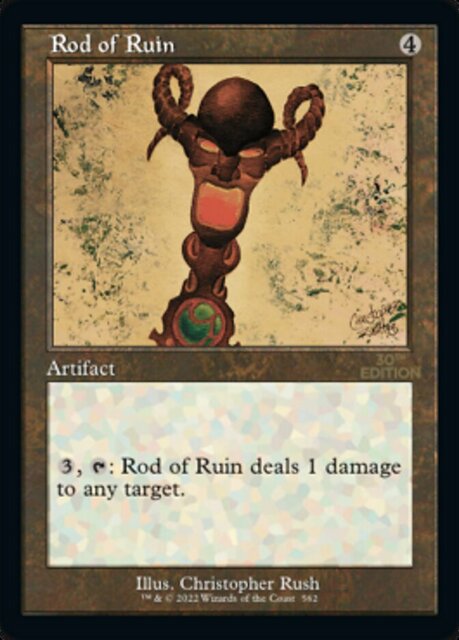 Rod of Ruin (Retro Frame)