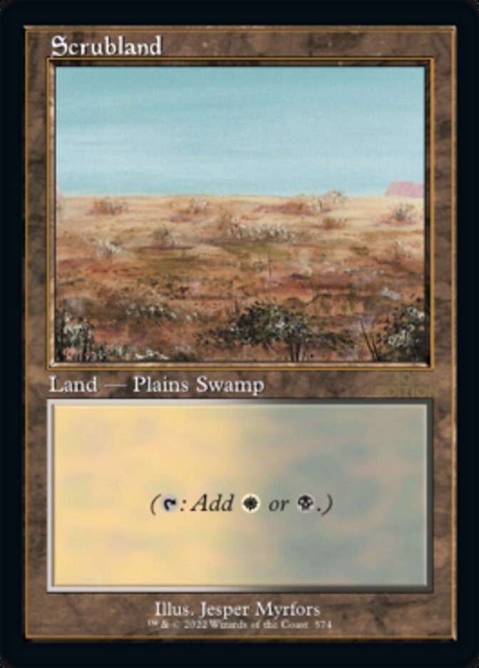 Scrubland - Retro Frame