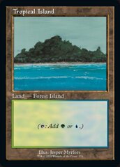 Tropical Island - Retro Frame