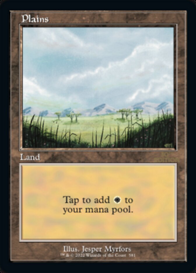 Plains (581) - Retro Frame