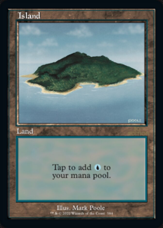 Island (584) - Retro Frame