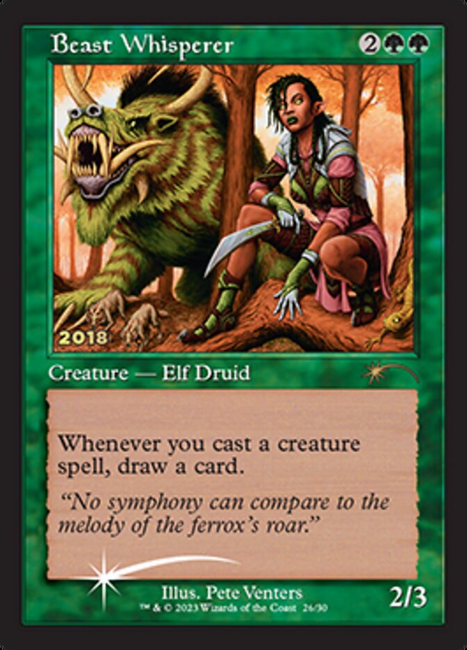 Beast Whisperer - Foil (30th Anniversary Play Promos)